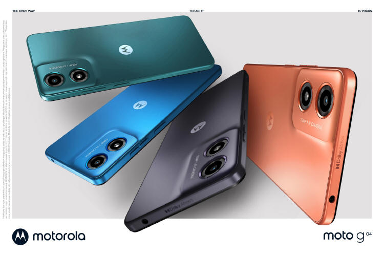 motorola moto g04 - Solidnie, kolorowo i na każdą kieszeń
