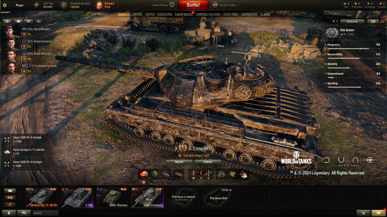 Diuna - Część druga w World of Tanks