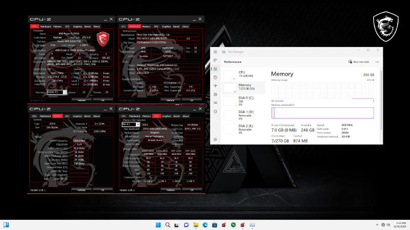 Płyty główne MSI z obsługą do 256 GB pamięci RAM