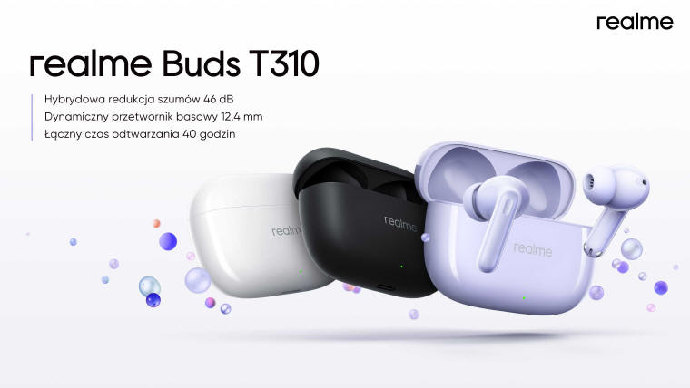 realme Watch S2 oraz realme Buds T310 – od dziś dostępne w Polsce