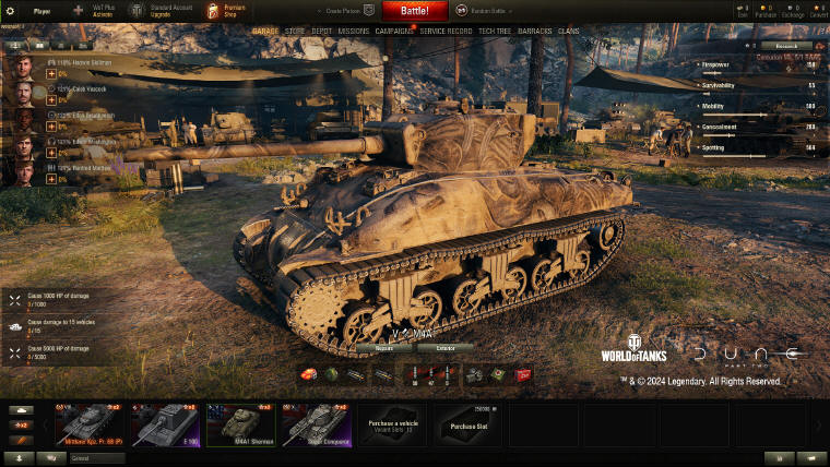 Diuna - Część druga w World of Tanks