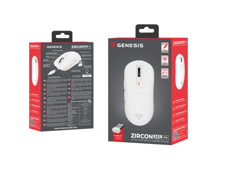 GENESIS Zircon 660 Pro - Nowy zawodnik w teamie ultralekkich myszek
