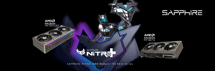 Karty SAPPHIRE NITRO+, PURE oraz PULSE Radeon RX 9070