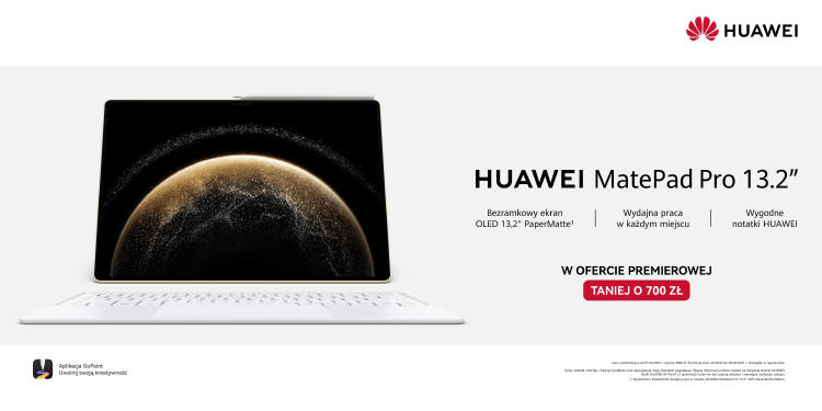 Nowy tablet HUAWEI MatePad Pro 13.2″ PaperMatte Edition