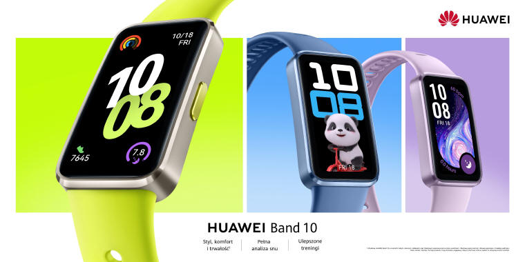 Opaska HUAWEI Band 10, już w Polsce