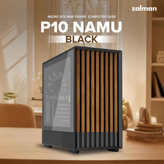 Zalman P10 NAMU - obudowa Micro-ATX z drewnianymi elementami