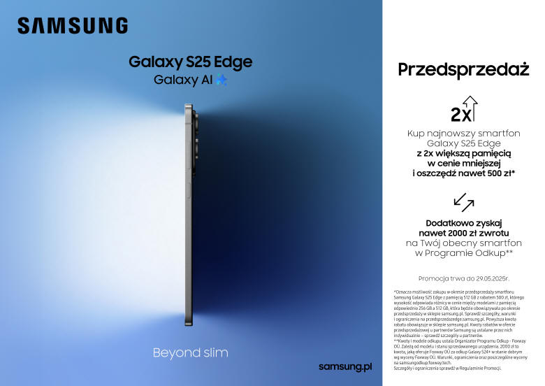 Galaxy S25 Edge - funkcjonalność w ultra smukłej wersji