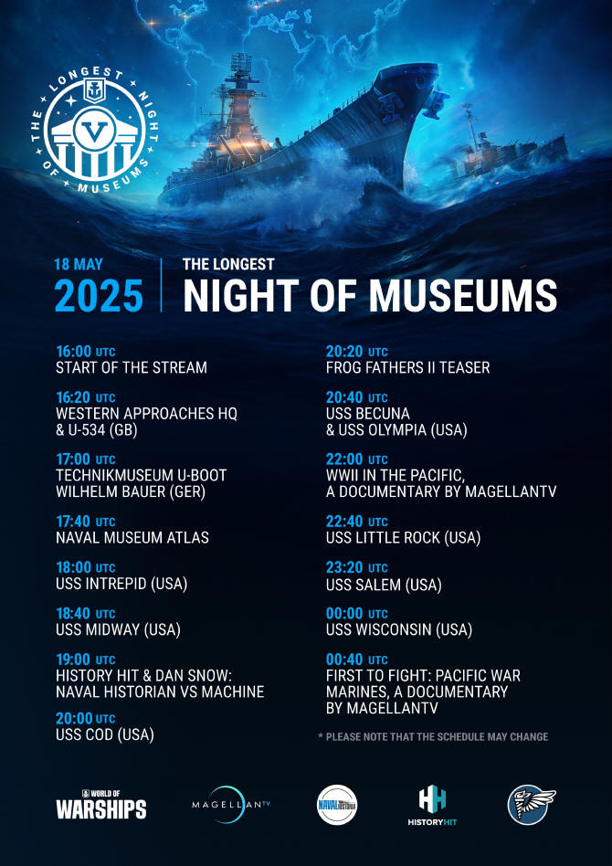 Najdłuższa noc muzeów 2025 World of Warships