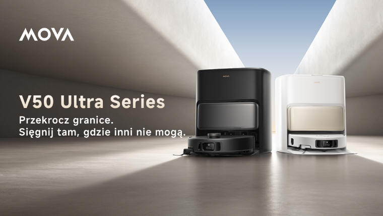 MOVA V50 Ultra z kosmiczną siłą ssania