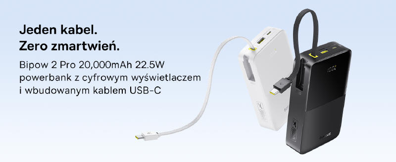 Baseus Bipow 2 Pro – kompaktowy powerbank USB-C 22.5W