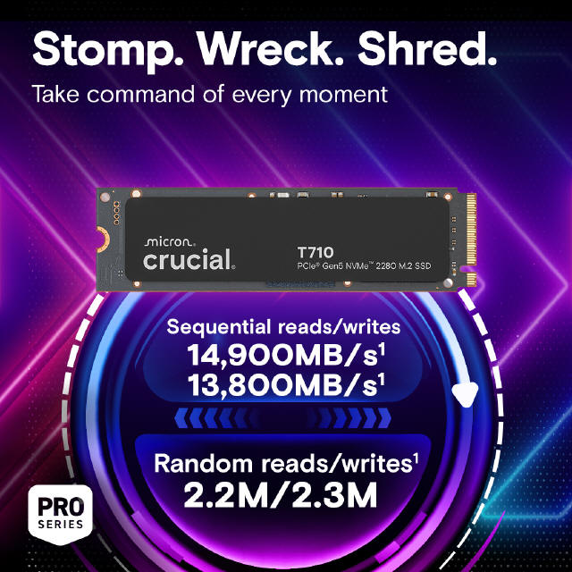 Crucial T710 - nowy krl szybkoci z PCIe 5.0
