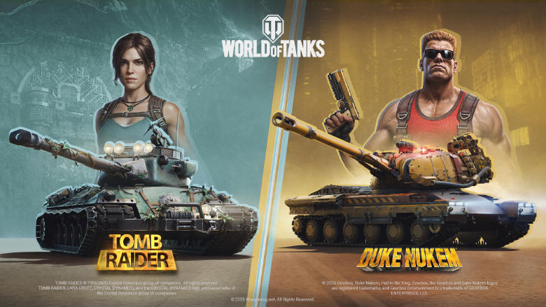 Duke Nukem i Lara Croft razem w World of Tanks