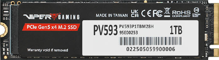 Patriot Memory prezentuje PV593 Gen5 SSD