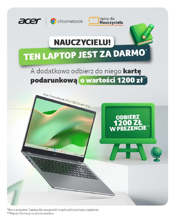 Acer ze specjalną ofertą dla nauczycieli