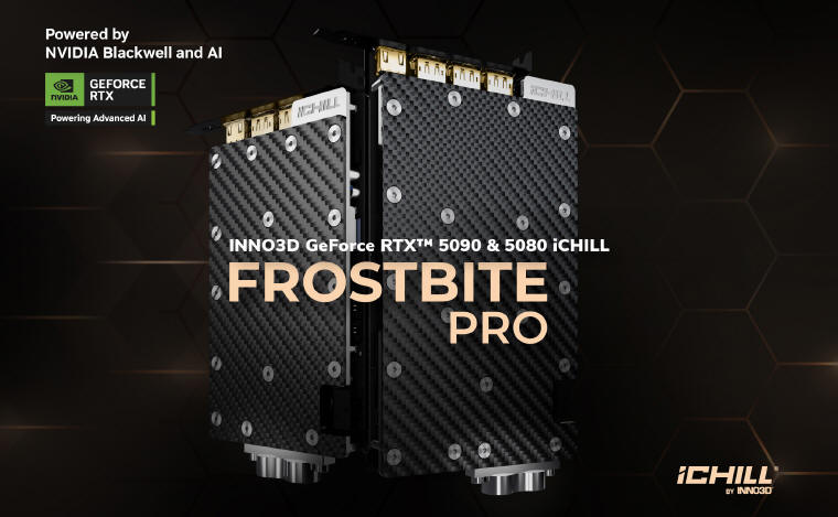 Premiera INNO3D GeForce RTX 5090 & RTX 5080 Frostbite Pro