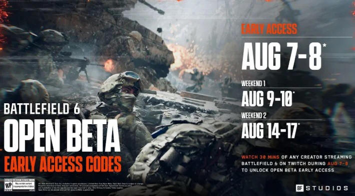 Już jutro rusza otwarta beta Battlefield 6