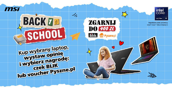 MSI rozpoczyna akcj ’Back to School’
