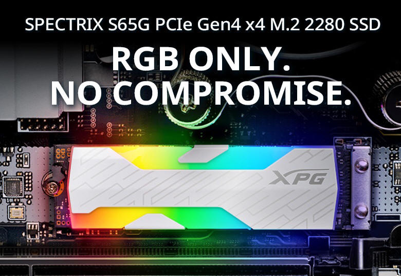 XPG SPECTRIX S65G - najszybszy na rynku gamingowy dysk SSD RGB
