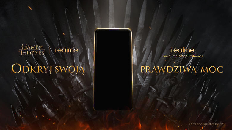 realme zaprezentuje pierwszy w historii smartfon Gry o Tron