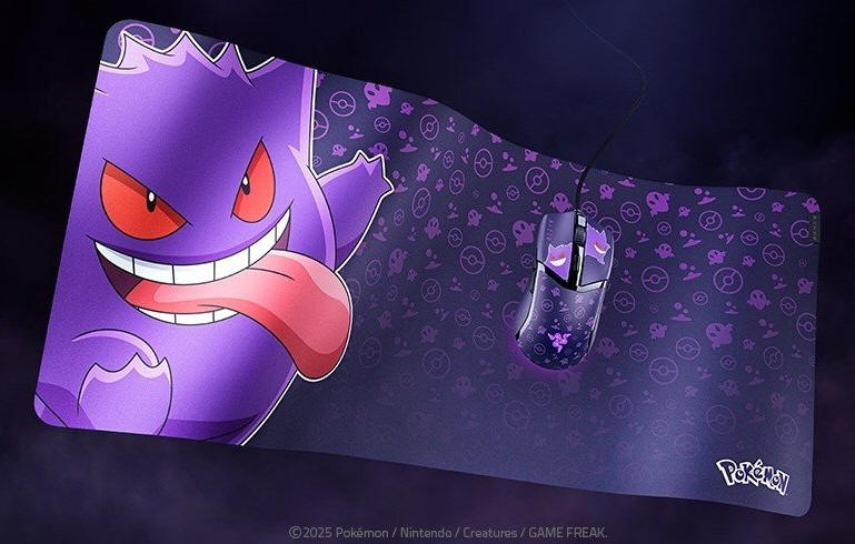 Gengar - Razer prezentuje kolejne akcesoria z kultowym Pokémonem