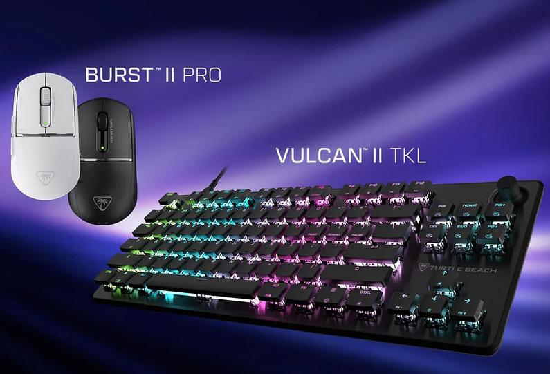 Turtle Beach - Nowa klawiatura Vulcan II TKL i mysz Burst II Pro