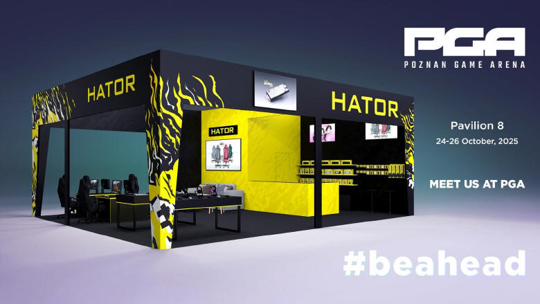 HATOR wraca na Pozna Game Arena z premier klawiatur i nie tylko...