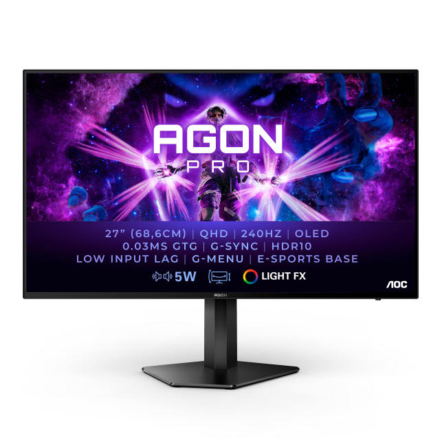 Monitory AGON by AOC na stoisku Alsen - Poznań Game Arena 2025