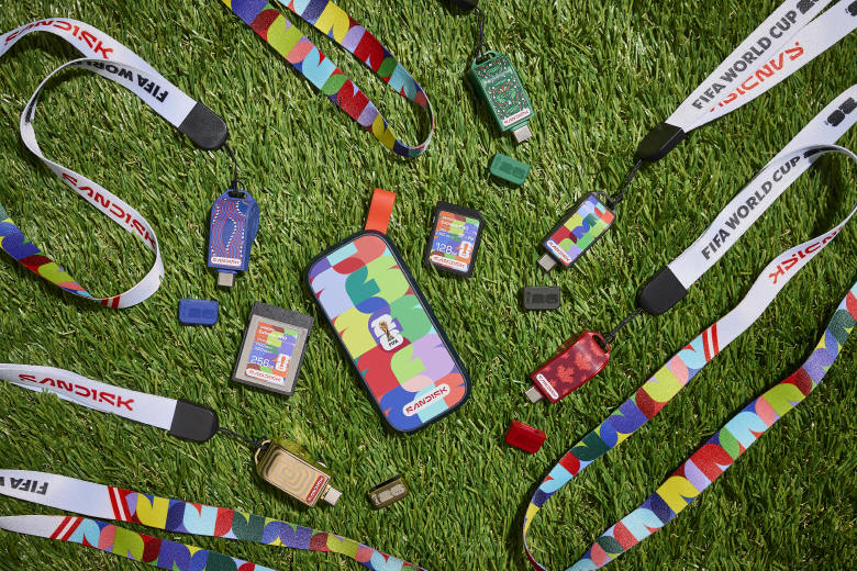 Sandisk - kolekcja dysków i kart na mistrzostwa świata w piłce nożnej