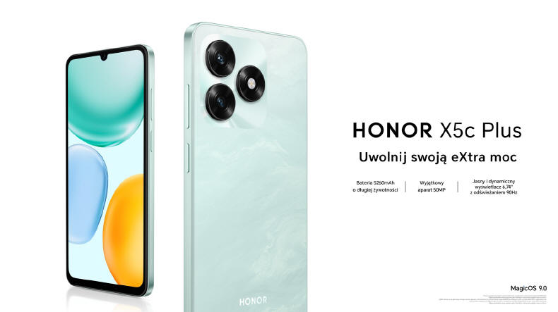 HONOR X5c Plus z wydajn bateri i du pamici