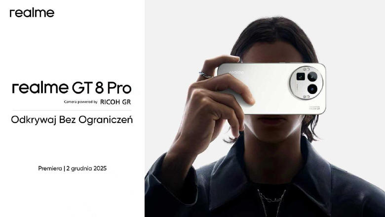 realme GT 8 Pro nadchodzi! Polska premiera, już 2 grudnia