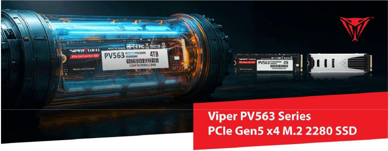 Patriot prezentuje seri dyskw SSD Viper PV563