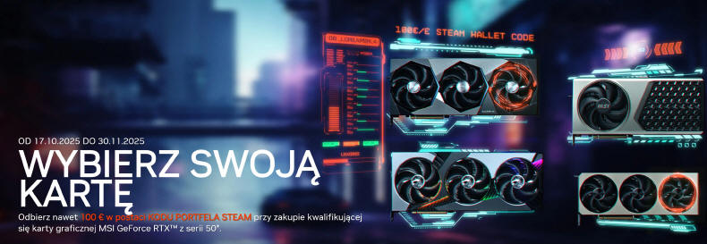 MSI nagradza graczy - Do�adowanie Steam o warto�ci nawet 100 €