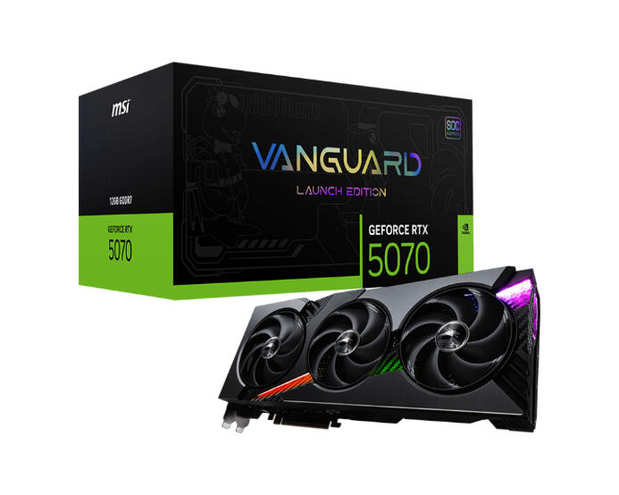 MSI - autorskie karty graficzne NVIDIA GeForce RTX z serii 5070