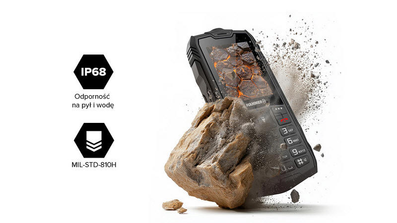 HAMMER Rock LTE – klasyczny telefon, który nie boi się ciężkiej pracy