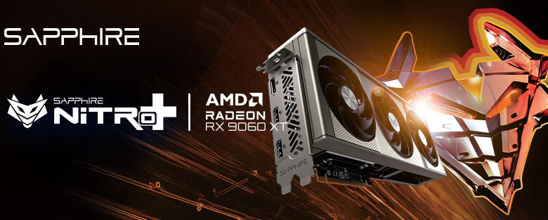Autorskie karty graficzne SAPPHIRE AMD Radeon RX 9060 XT