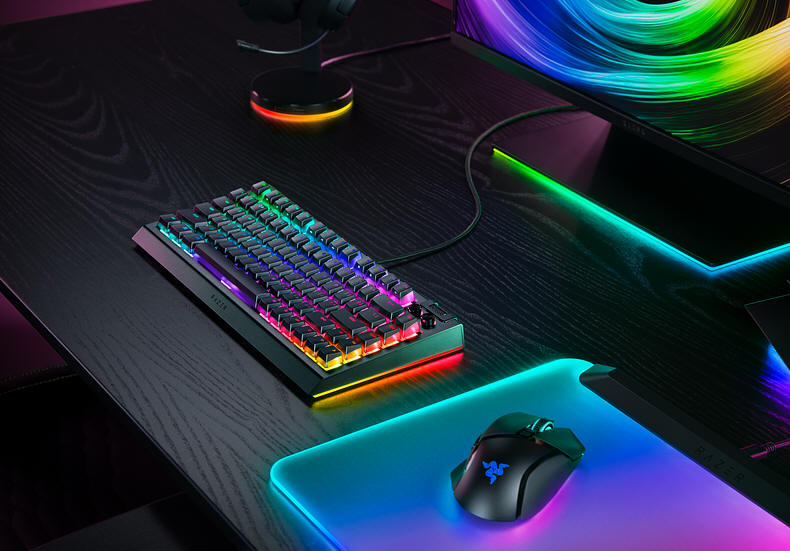 Razer – w pełni konfigurowalny BlackWidow V4 75% Barebones