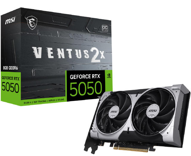 MSI - autorskie karty graficzne z serii NVIDIA GeForce RTX 5050