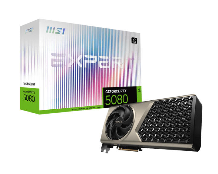 MSI - NVIDIA GeForce RTX 5080 i RTX 5070 Ti z serii EXPERT