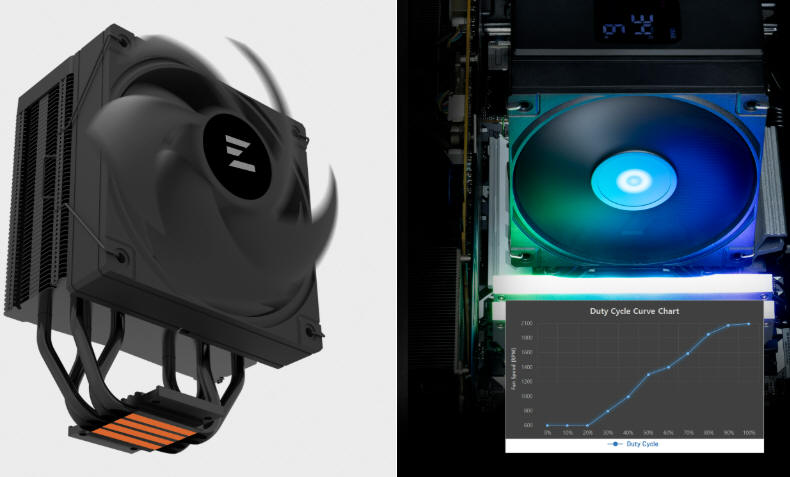 Zalman CNPS9X ECO DS — kompaktowy cooler z wbudowanym ekranem