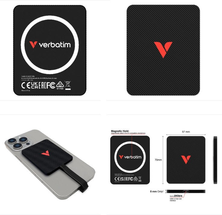 Verbatim - dysk SnapBack Ultra Slim SSD dla twrcw mobilnych