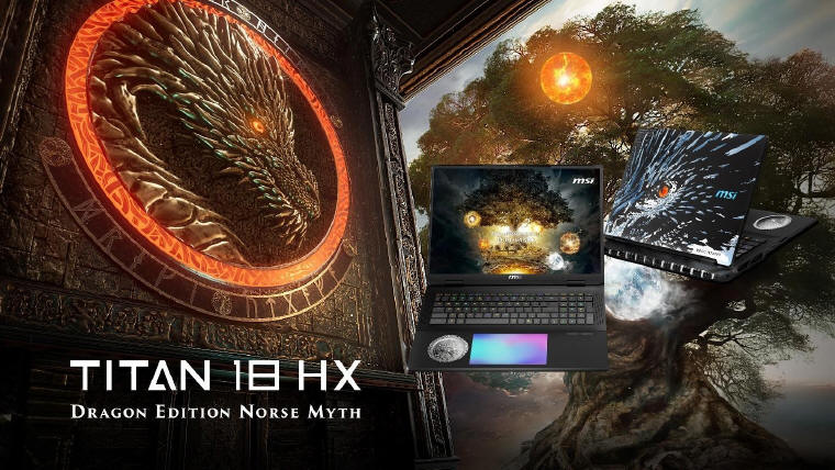 MSI prezentuje nowe laptopy, w tym Titan 18 HX Dragon Edition z RTX 50