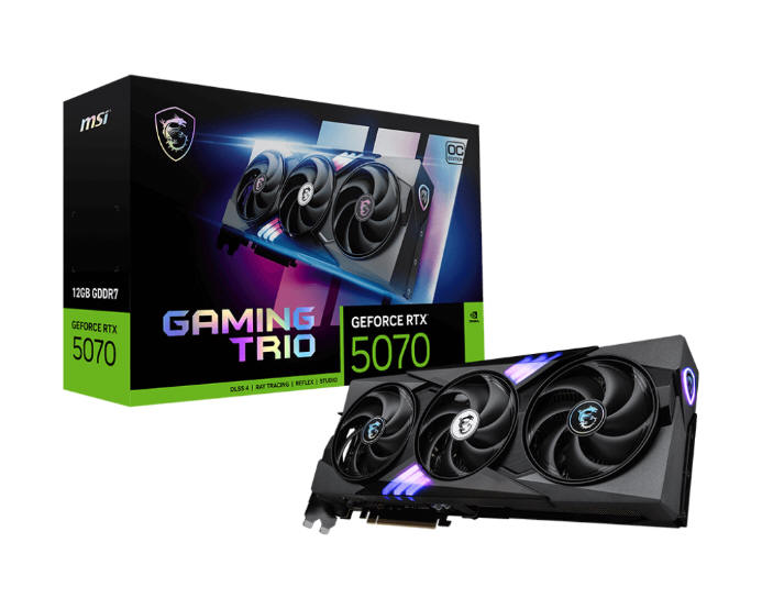 MSI - autorskie karty graficzne NVIDIA GeForce RTX z serii 5070