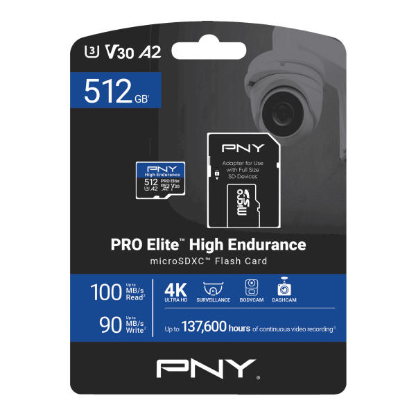 PNY wprowadza karty pamięci microSD PRO Elite High Endurance