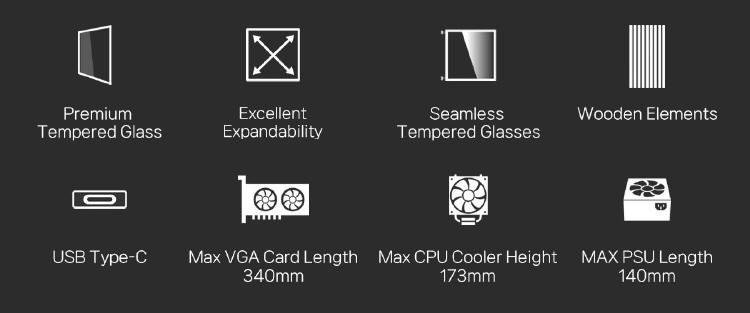 Zalman P10 NAMU - obudowa Micro-ATX z drewnianymi elementami