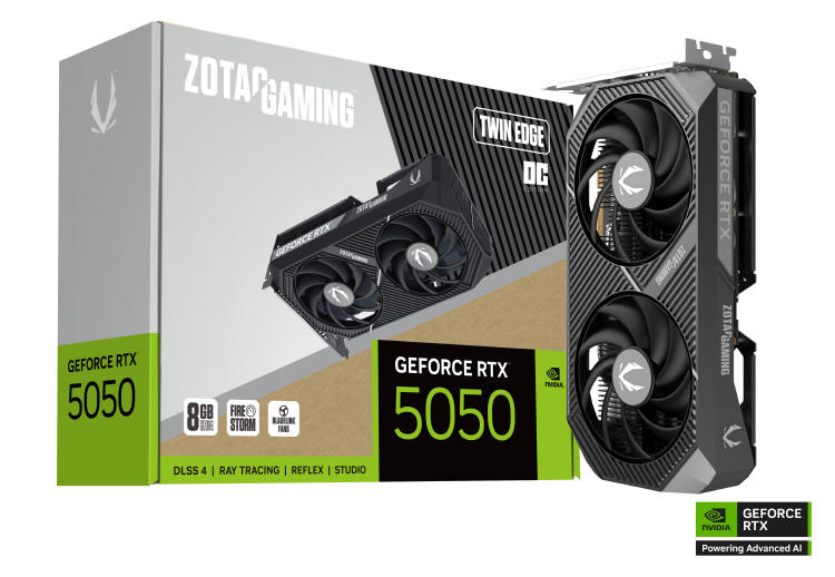 ZOTAC GAMING - nowa seria kart graficznych GeForce RTX 5050