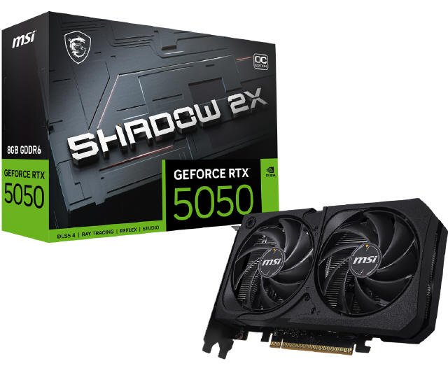 MSI - autorskie karty graficzne z serii NVIDIA GeForce RTX 5050