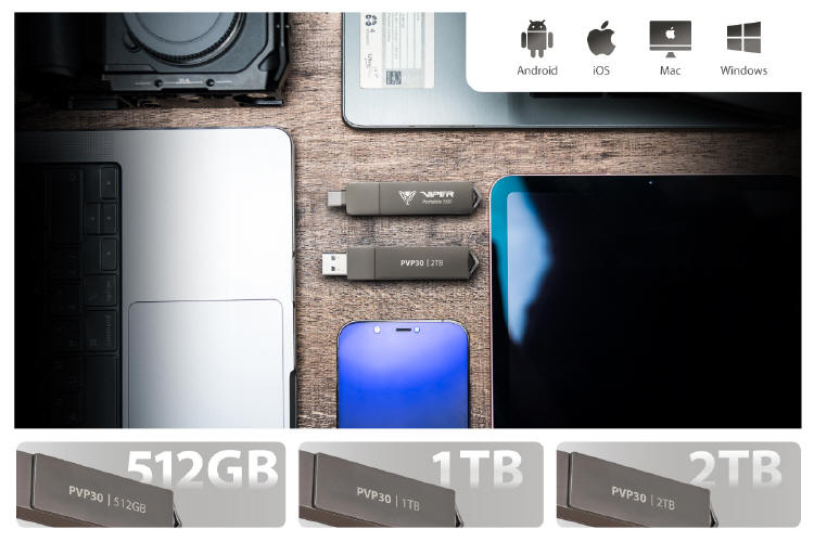Patriot prezentuje nowe produkty SSD - P400 V4, PVP30 i EV330