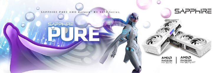 Karty SAPPHIRE NITRO+, PURE oraz PULSE Radeon RX 9070