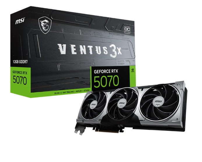 MSI - autorskie karty graficzne NVIDIA GeForce RTX z serii 5070
