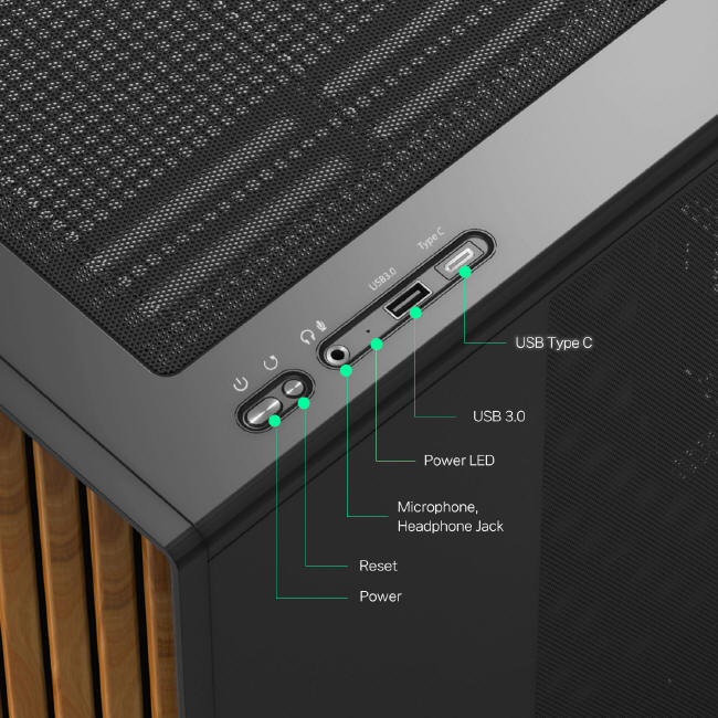 Zalman P10 NAMU - obudowa Micro-ATX z drewnianymi elementami